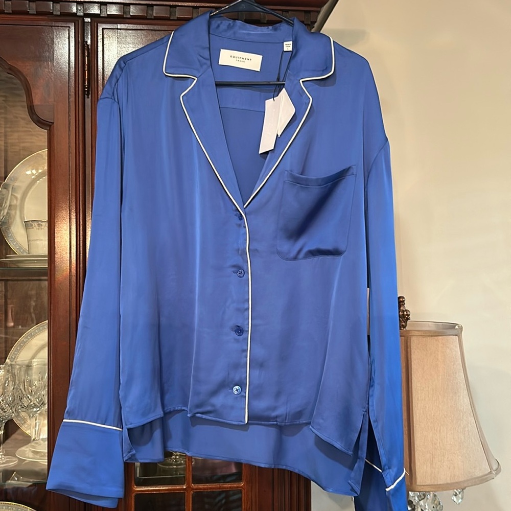 NWT Equipment Shalom Pajama Shirt - Picture 12 of 12